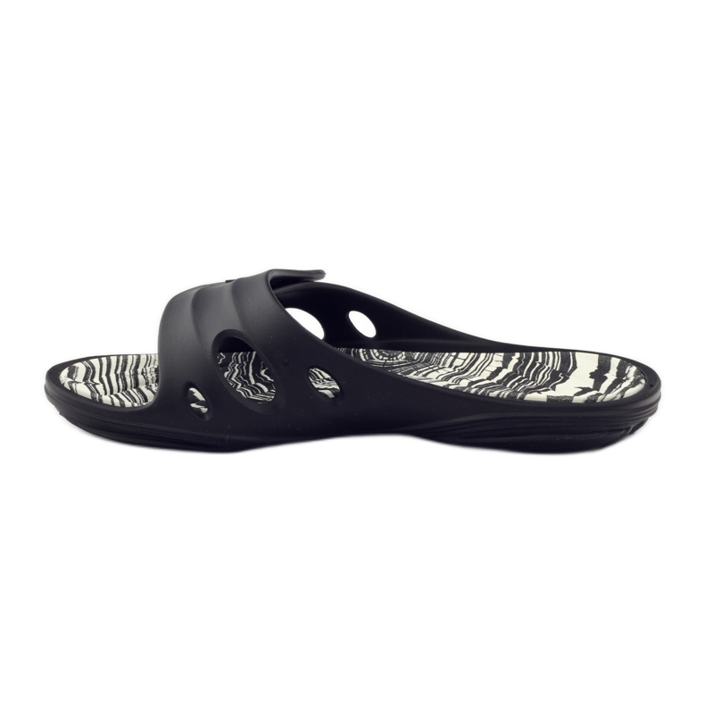 Rider 82213 zapatillas piscina velcro negro blanco 2