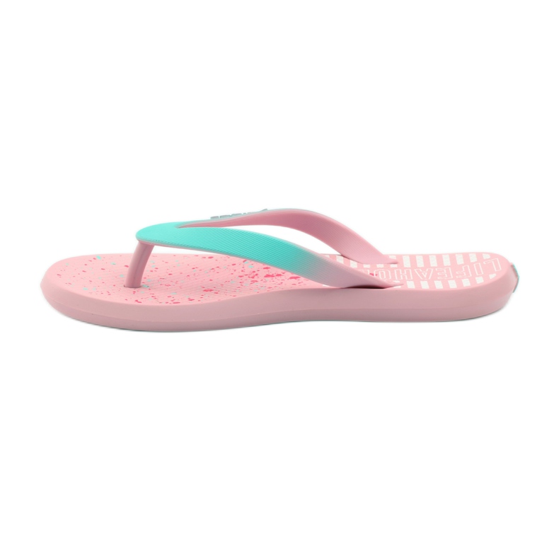 Chanclas para niños Rider 82365 rosa verde 2