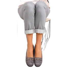 Gris Mocasines mujer 680-25 BAL-1 gris 6