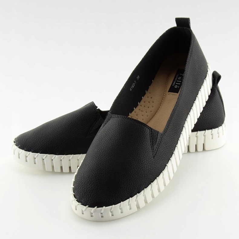 Negro Sneakers slip-on super comodas 4163 Black 2