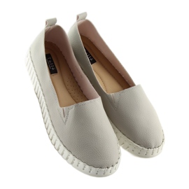 Gris 4163 Zapatillas slip-on grises súper cómodas 1