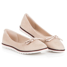 Bailarinas de ante beige 3