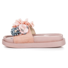 Seastar Zapatillas casa flores mujer rosa 1