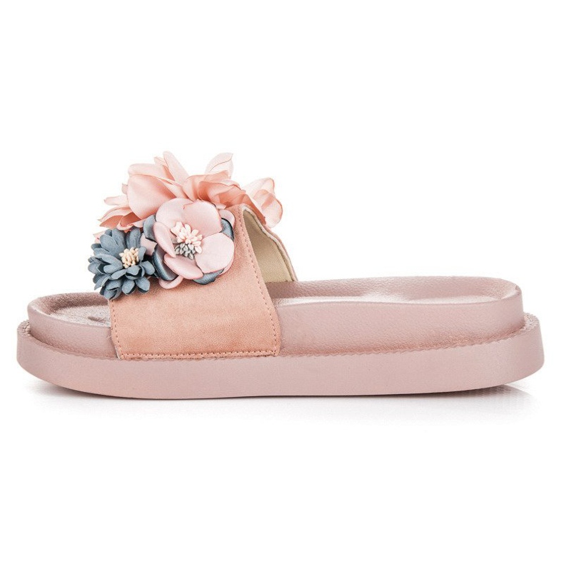 Seastar Zapatillas casa flores mujer rosado 1