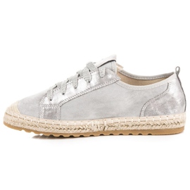Seastar Alpargatas de ante con cordones gris 2