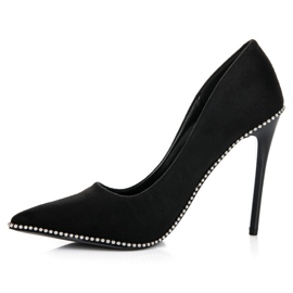 Seastar Tacones negros de moda 1