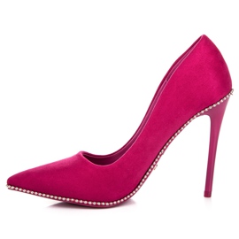 Seastar Tacones fucsias de moda rosado 1