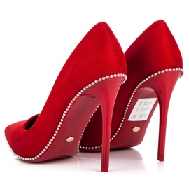 Seastar Tacones rojos de moda 3