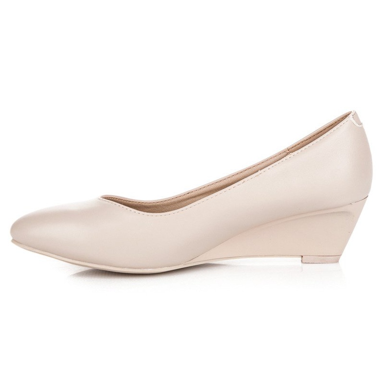 Vices Bombas de cuña mordazas marrón 1