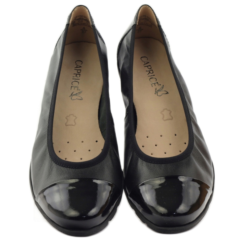 Caprice cómoda bailarina femenina 9-22152-28 Negro con onair 4