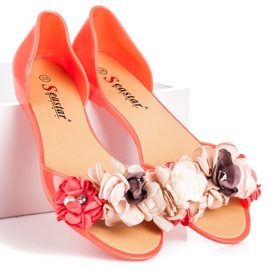 Seastar Sandalias Meliski naranja rojo 3