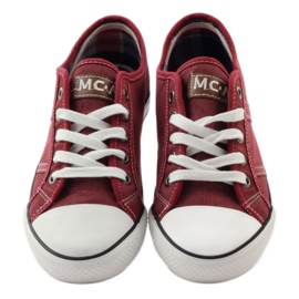 Medias deportivas Mcarthur 01-BG burdeos multicolor marrón blanco 5