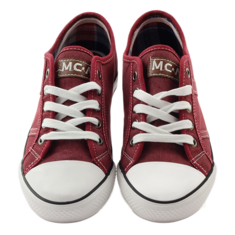 Medias deportivas Mcarthur 01-BG burdeos multicolor marrón blanco 5