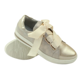 Zapatos de Filippo con plantilla de piel Creepers gris dorado 3 Zapatos de Filippo con plantilla de piel Creepers gris dorado 3