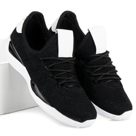 Zapatillas deportivas sin cordones negras negro 2