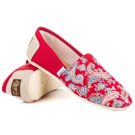 L. Day Alpargatas Con Estampado Étnico rojo 6