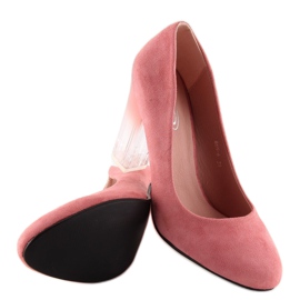 Salón tacones altos ombre rosa 889-6 Rosa rosado 3