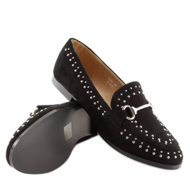 Negro Mocasines negros de mujer G241 Black 1