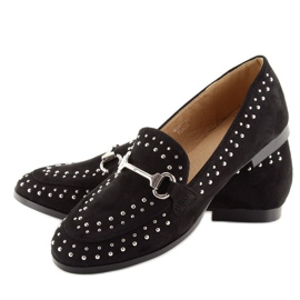 Negro Mocasines negros de mujer G241 Black 3