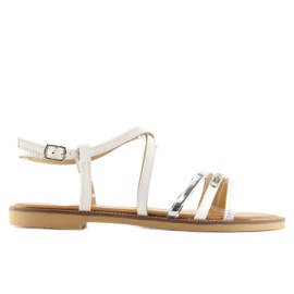 Sandalias blancas para mujer S57 Blanco 1 Sandalias blancas para mujer S57 Blanco 1
