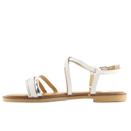 Sandalias blancas para mujer S57 Blanco 2 Sandalias blancas para mujer S57 Blanco 2