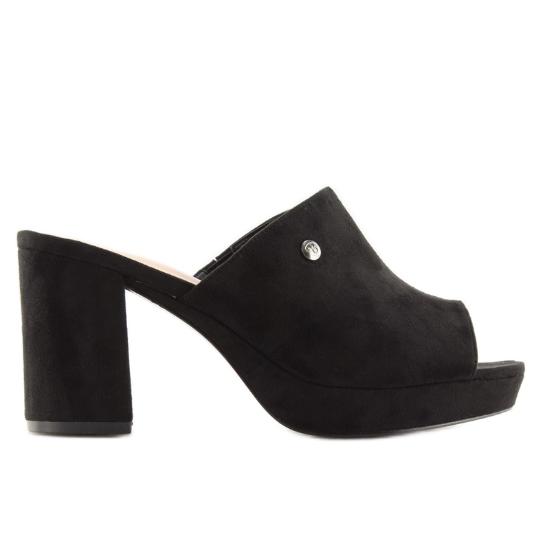 Negro FLD-3K41 tacones negros 2
