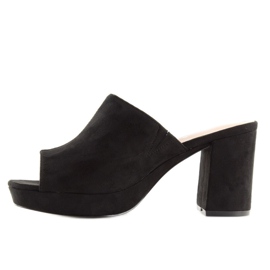 Negro FLD-3K41 tacones negros 3