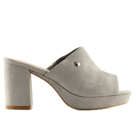 Gris Tacones altos FLD-3K41 gris 2 Gris Tacones altos FLD-3K41 gris 2