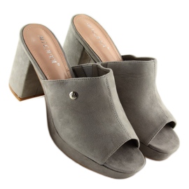 Gris Tacones altos FLD-3K41 gris 6