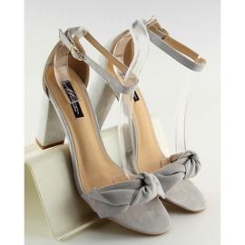 Sandalia tacón gris 118-11 gris 4