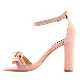 Sandalias rosa tacón 118-11 rosa rosado 1