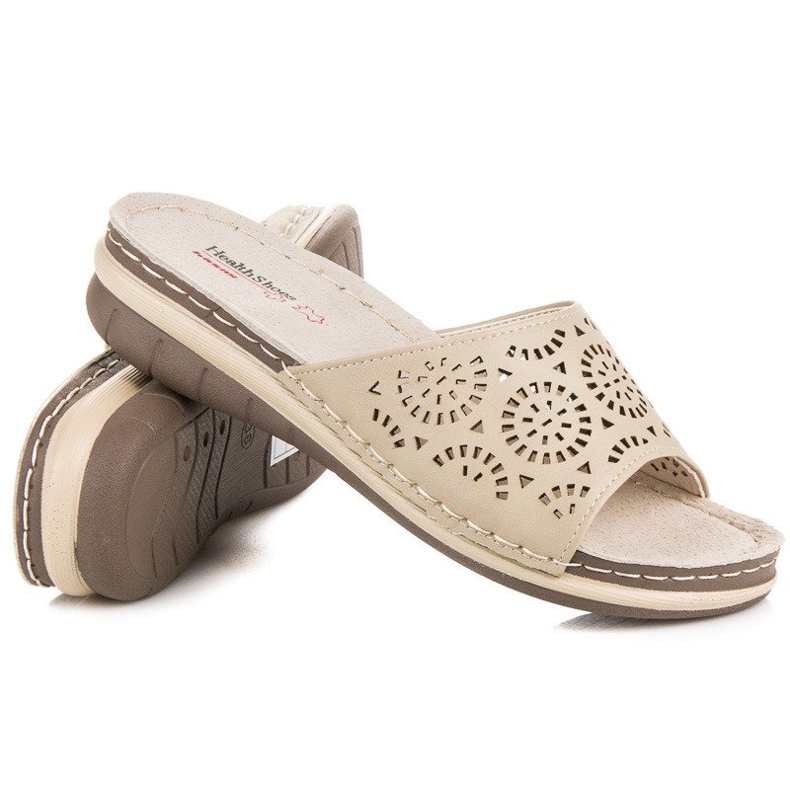 Hasby Babuchas mujer caladas marrón 1 Hasby Babuchas mujer caladas marrón 1