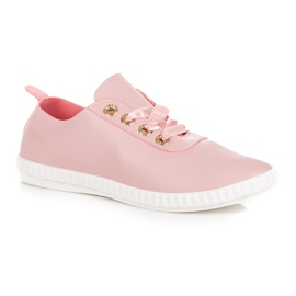Sport Zapatillas rosa claro rosado 2