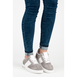 Sport Zapatillas de gamuza gris 5