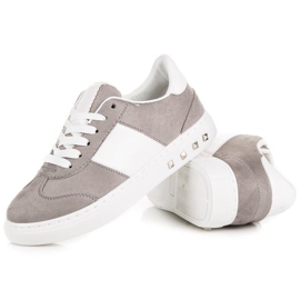 Sport Zapatillas de gamuza gris 3