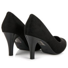 Bombas cómodas en un alfiler. negro 4