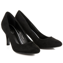 Bombas cómodas en un alfiler. negro 5