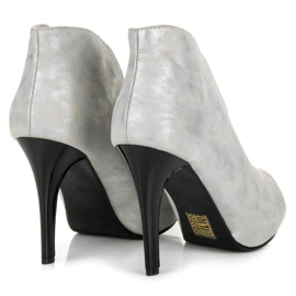 Vinceza botas de punta abierta gris 5