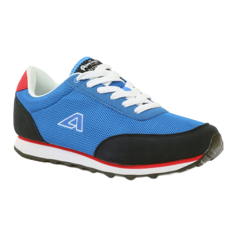American Club Deportivas americanas con cordones para mujer azul 1