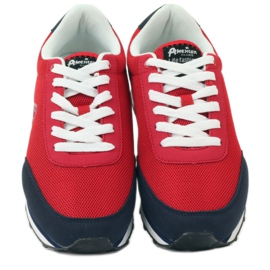 American Club Deportivas americanas rojas atadas azul marino rojo 4
