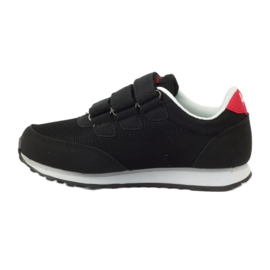American Club Deportivas americanas deportivas negras con velcro rojo negro 2