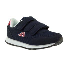 American Club Deportivas americanas azul marino con velcros rojo 1