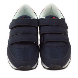 American Club Deportivas americanas azul marino con velcros rojo 4