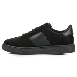 Sport Zapatillas de gamuza negro 3