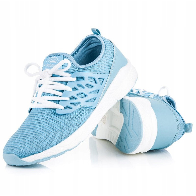 Ax Boxing Zapatos de material sin cordones azul 2 Ax Boxing Zapatos de material sin cordones azul 2