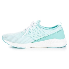 Ax Boxing Zapatos de material sin cordones verde 1