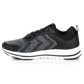 Ax Boxing Zapatos deportivos atados negro gris 4