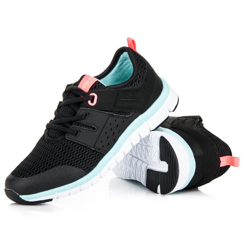 Ax Boxing Zapatos deportivos ligeros negro azul rosado 2