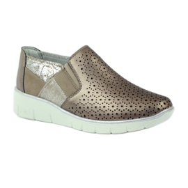 Zapatillas deportivas de cuero Filippo marrón multicolor 1