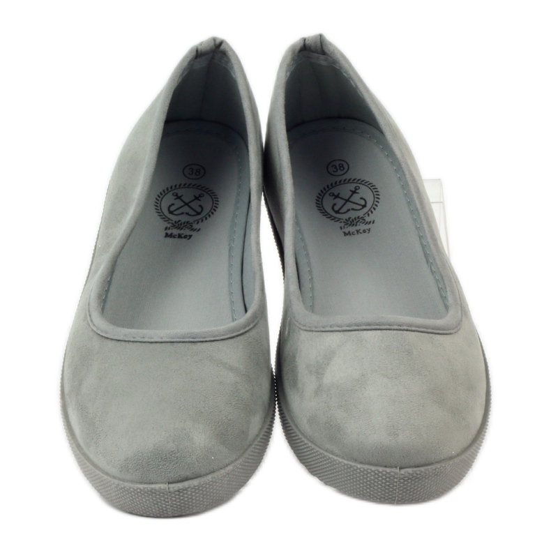 McKey Zapatillas grises, zapatillas slip-on 4